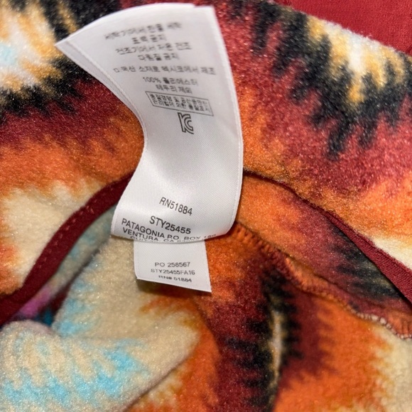 Patagonia Synchilla Snap-T Timber Twist Aztec Lightweight Outdoor Fleece Women S - Picture 7 of 13